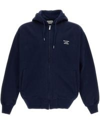 Drole de Monsieur - Drôle De Monsieur Zip-Up Drawstring Hoodie - Lyst