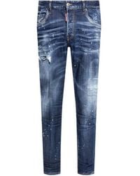DSquared² - Skater Distressed Jeans - Lyst