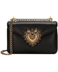 Dolce & Gabbana - Devotion Foldover Top Shoulder Bag - Lyst