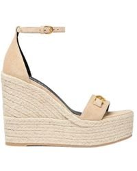 Versace - Wedge Sandals - Lyst