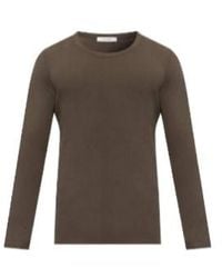 Lemaire - Ribbed Long Sleeve T-Shirt - Lyst