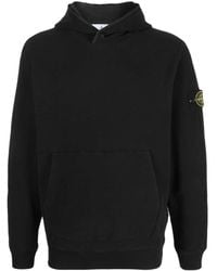 Stone Island - Compass Badge Hoodie - Lyst