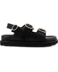 Jil Sander - Buckled Ankle-Strap Sandals - Lyst