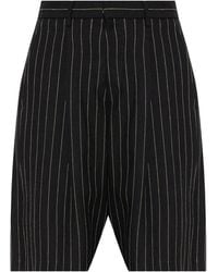R13 - Pinstripe Bermuda Shorts - Lyst