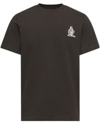 Moncler - Logo Cotton T-Shirt - Lyst