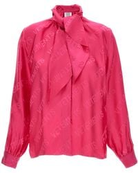 Vetements - 'Monogram' Blouse - Lyst