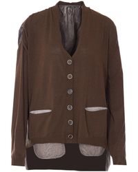 Uma Wang - Long Sleeved Cardigan - Lyst