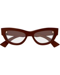Gucci - Eyewear Cat Eye Frame Glasses - Lyst
