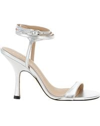 Stuart Weitzman - Round Toe High Heel Sandals - Lyst