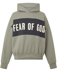 Fear Of God - Letterprint Hooded Sweatshirt - Lyst