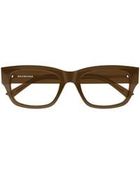 Balenciaga - Eyewear Rectangular Frame Glasses - Lyst