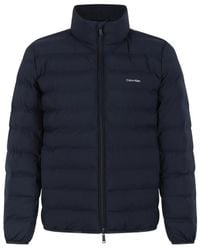 Calvin Klein - Quilted Stand-Collar Down Jacket - Lyst