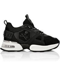 Philipp Plein - Logo Details Casual Sneakers - Lyst