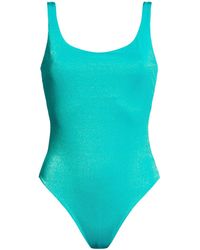 Max Mara - Metallic One-Piece Swimsuit - Lyst