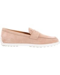 Tod's - Round Toe Flat Shoes - Lyst