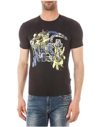 Just Cavalli - Printed T-Shirt - Lyst