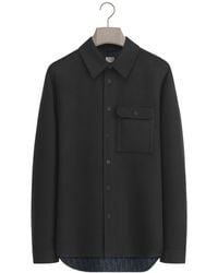 Dior - Homme Flap Pocket Long-Sleeved Overshirt - Lyst