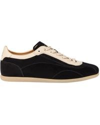 Brunello Cucinelli - Suede Panelled Sneakers - Lyst