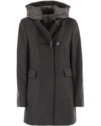 Fay - Toggle Fastened Hooded Coat - Lyst