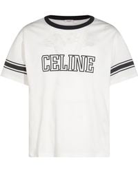 Celine - Loose Triomphe T-Shirt - Lyst