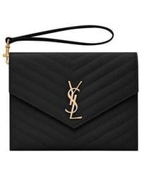 Saint Laurent - Cassandre Quilted Flap Pouch - Lyst
