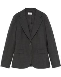 P.A.R.O.S.H. - Mélange-Effect Blazer - Lyst