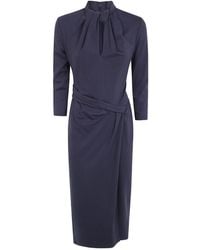 Giorgio Armani - Midi Turtle Neck Dress - Lyst