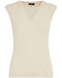 Etro - Open-Knit Vest - Lyst