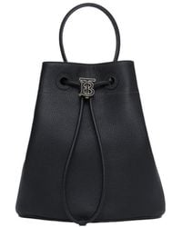 Burberry - Small Tb Bucket Bag - Lyst