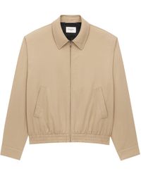 Saint Laurent - Zip-Up Long-Sleeved Jacket - Lyst