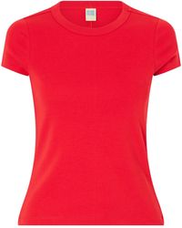 Flore Flore - Car Baby Tee Ribbed Organic Cotton-Jersey T-Shirt - Lyst