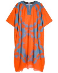 Dries Van Noten - Cartland Printed Kaftan Beachwear - Lyst