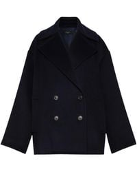 Weekend by Maxmara - Double-Breasted Pea Coat - Lyst