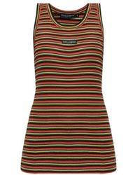 Dolce & Gabbana - Striped Pattern Top - Lyst