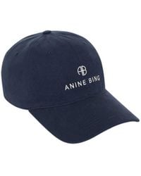 Anine Bing - Jeremy Logo Embroidered Baseball Cap - Lyst