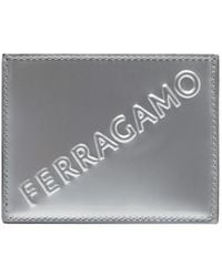 Ferragamo - Ferragamo Logo Embossed Cardholder - Lyst