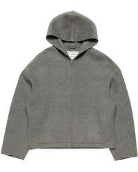 Acne Studios - Cashmere Jacket With Hood - Lyst