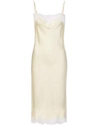 Stella McCartney - Lace-Trimmed Satin Slip Dress - Lyst