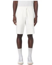 ARMANI EXCHANGE - Bonded Stretch Bermuda Shorts - Lyst
