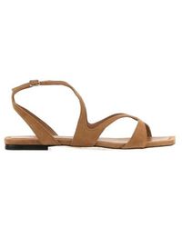 Jimmy Choo - Ayla Flat Sandals - Lyst