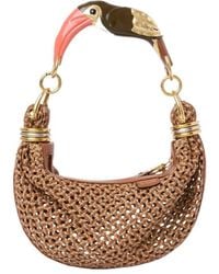 Chloé - Small Bracelet Bird-Handle Woven Tote Bag - Lyst