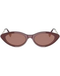 Fendi - フェンディ アイウェア キャットアイ フレーム サングラス - Lyst