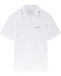 CASABLANCA - Logo Embroidered Polo Shirt - Lyst