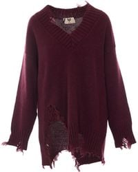 Aniye By - V-Neck Sweater - Lyst