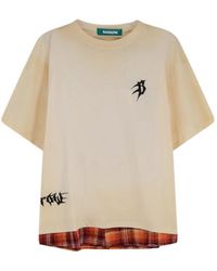 Barrow - Graphic Patch-Hem T-Shirt - Lyst