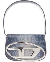DIESEL - 1Dr Denim Printed Shoulder Bag - Lyst