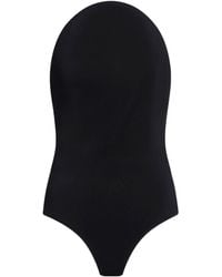 Alaïa - Alaïa Curved Soft Jersey Bodysuit - Lyst