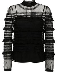 Twinset - Ruffle-Detail Blouse - Lyst