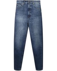 Dondup - High-Waist Tapered Jeans - Lyst