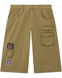 Palm Angels - Military Patch Bermuda Shorts - Lyst